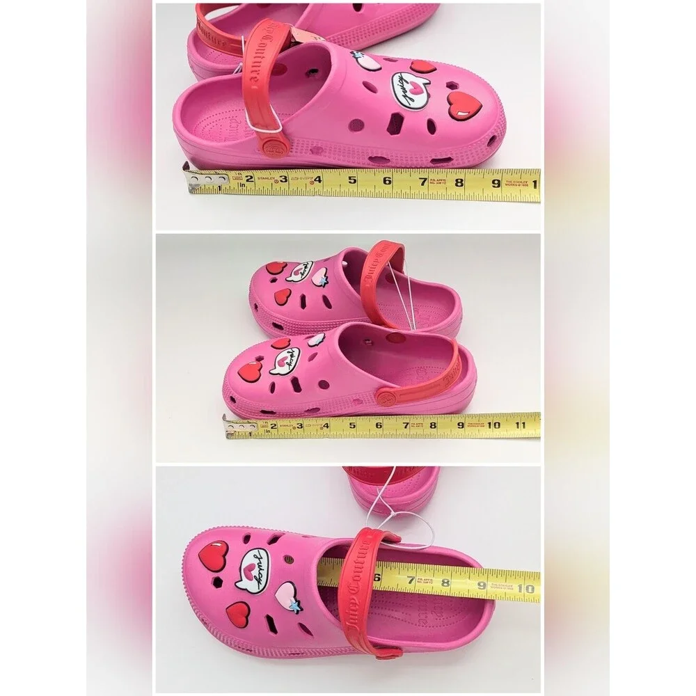 Juicy Couture Kids' (Size 3) Pink Slip-On 
